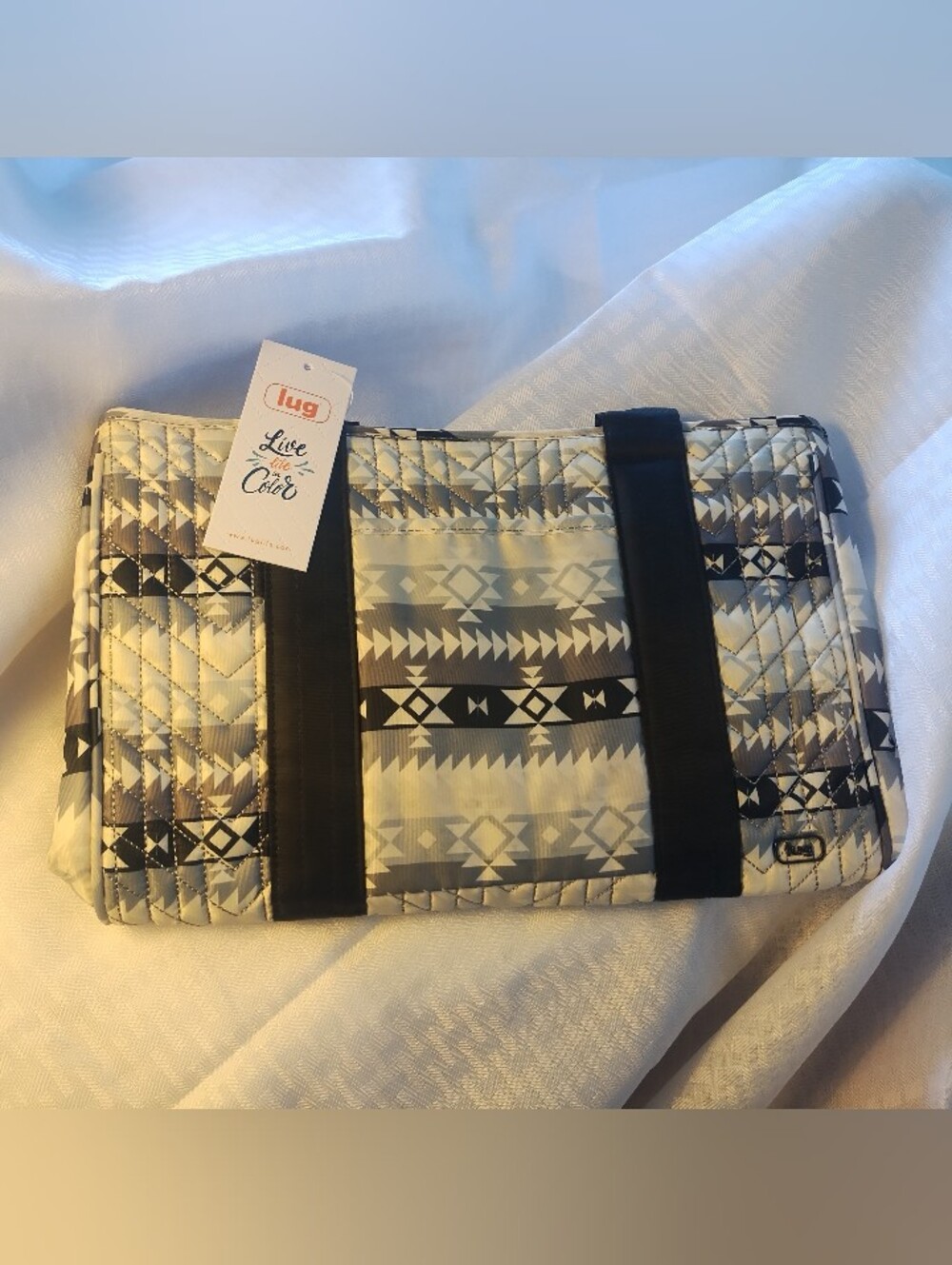 NWT LUG Mini Rover Tote Southwest Grey